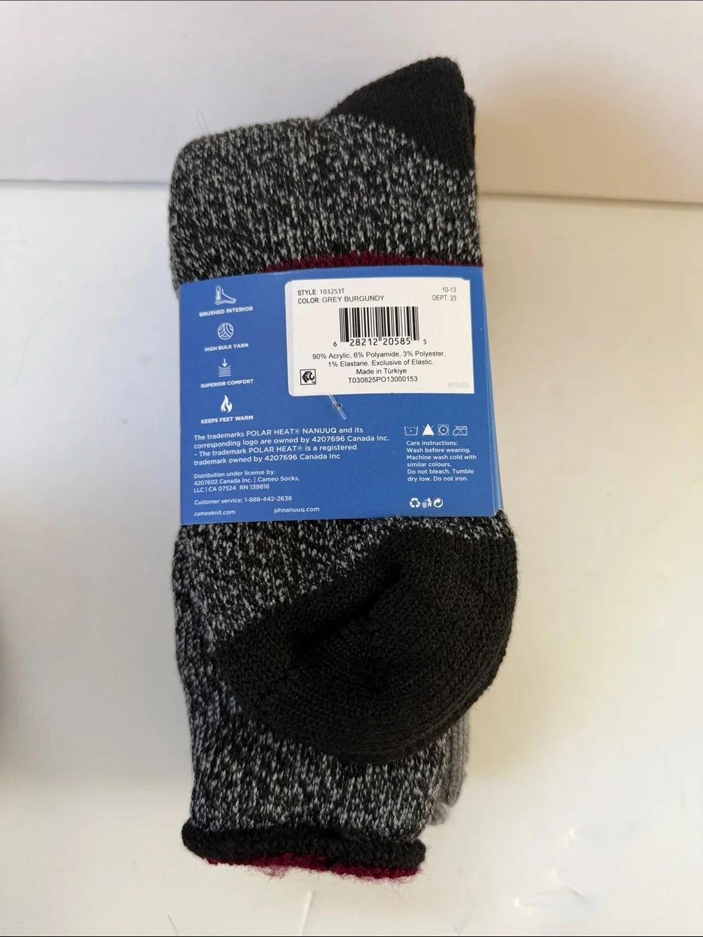 New Men’s Polar Heat 2 Pairs Premium Heat Socks